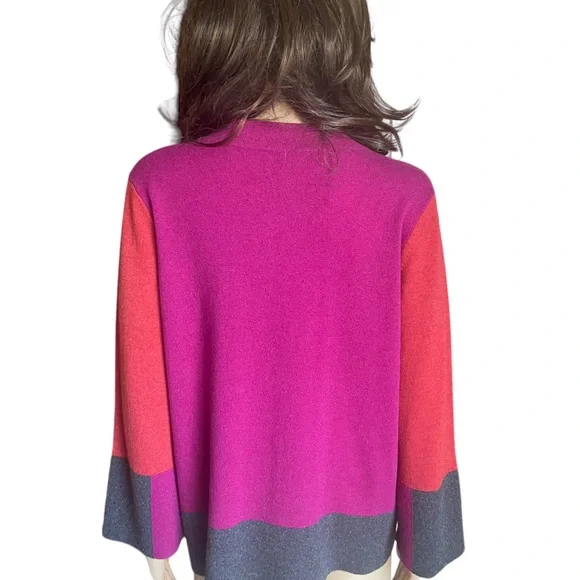 New! Kinross Cashmere Women's Purple /grey
Sweater size XL - Picture 4 of 13